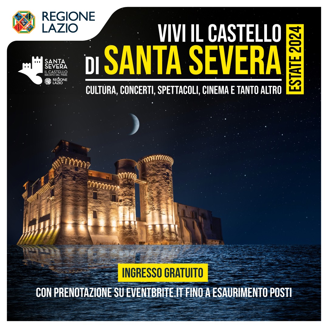 Vivi il Castello di Santa Severa a pochi giorni dal lancio dal programma già i primi sold out